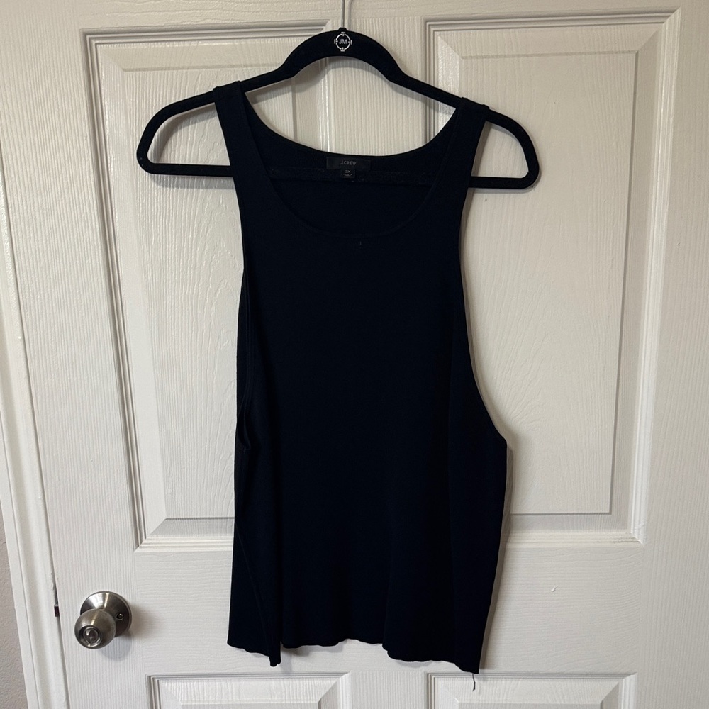 J.Crew racer back sweater tank